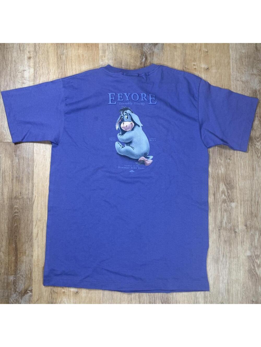 90s Disney Eeyore T-Shirt – Blue (M)